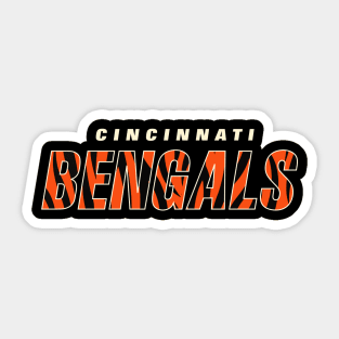 Cincinnati Bengals by Buck Tee Sticker